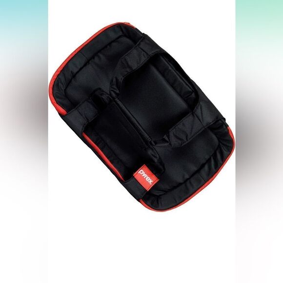 Pyrex Portable Black/Red Insulated Casserole Carrier Hot/Cold - Picture 6 of 13